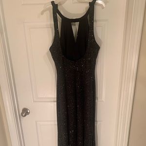 Glitter evening dress